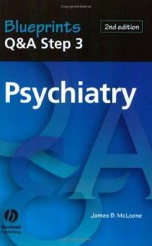 Paperback Blueprints Q&A Step 3 Psychiatry Book
