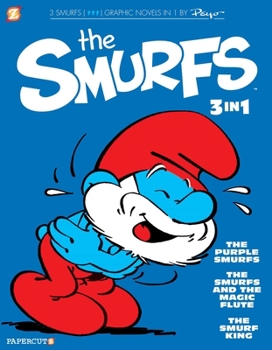 Paperback The Smurfs 3-In-1 #1: The Purple Smurfs, the Smurfs and the Magic Flute, and the Smurf King Book