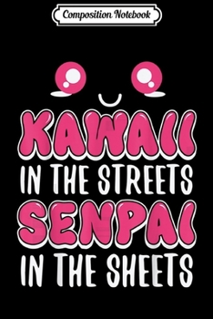 Paperback Composition Notebook: Anime lover - Kawaii on streets Senpai in sheets Journal/Notebook Blank Lined Ruled 6x9 100 Pages Book