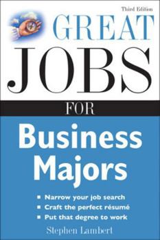 Paperback Great Jobs for Business Majors Book