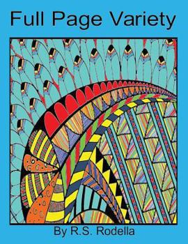 Paperback Full Page Variety: Coloring Book