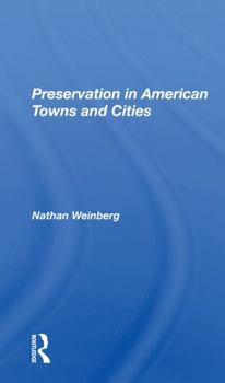 Paperback Preservation in American Towns and Cities Book