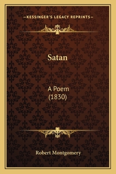 Paperback Satan: A Poem (1830) Book