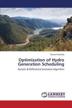 Paperback Optimization of Hydro Generation Scheduling Book