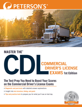 Paperback Master The(tm) CDL Commercial Drivers License Exams Book