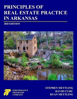 Paperback Principles of Real Estate Practice in Arkansas: 3rd Edition Book