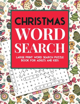 Christmas Word Search Puzzle Book: Christmas & Winter Words, Jumbo Challenging Brain Exercise Games Word Search Puzzles Activity Book for Adult, Give A Holiday Fun... Perfect Gifts