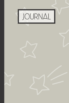 Paperback Journal: Winter Stars Lined 120 Page Journal (6"x 9") Book