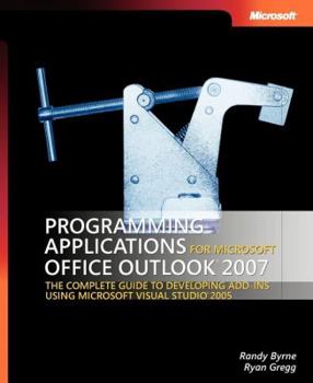 Paperback Programming Applications for Microsoft Office Outlook 2007 Book