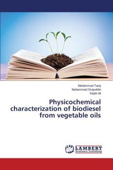 Paperback Physicochemical characterization of biodiesel from vegetable oils Book