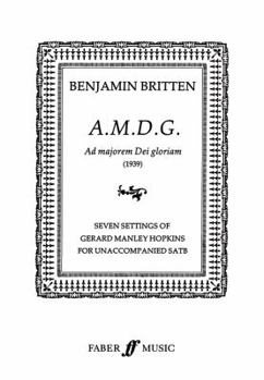 Paperback A.M.D.G. (Ad Majoram Dei Gloriam): Satb, A Cappella Book