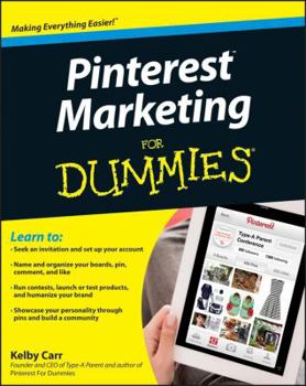 Paperback Pinterest Marketing for Dummies Book