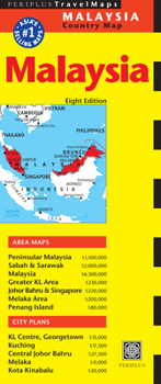 Map Malaysia Travel Map Eighth Edition Book