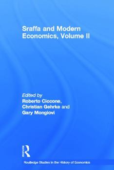 Hardcover Sraffa and Modern Economics Volume II Book