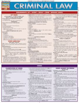 Wall Chart Criminal Law Book