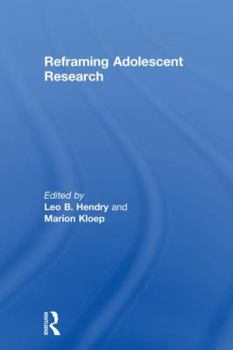 Hardcover Reframing Adolescent Research Book