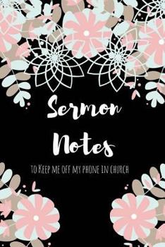 Paperback Sermon Notes: A Creative Christian's Guide to Journaling Book