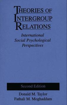 Hardcover Theories of Intergroup Relations: International Social Psychological Perspectives Second Edition Book