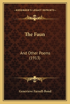 The Faun, and Other Poems