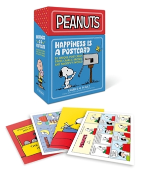 Gift Peanuts: Happiness Is a Postcard: 50 Unique Postcards from Charlie Brown and Snoopy's World Book