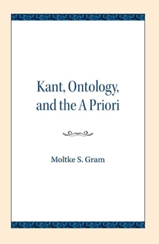 Paperback Kant, Ontology, and the a Priori Book