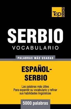 Paperback Vocabulario español-serbio - 5000 palabras más usadas [Spanish] Book