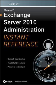 Paperback Exchange Server 2010 Admin Instant Ref Book