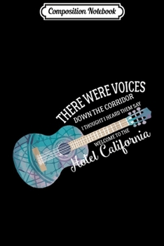 Composition Notebook: Vintage Retro California Guitar Lovely Funny Christmas Gift Journal/Notebook Blank Lined Ruled 6x9 100 Pages