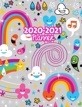 2020-2021 Planner: Two Year Calendar Organizer and Goal Journal | January 2020 - December 2021 Daily, Weekly and Monthly Planner Book with Back Sticker Expression Wall for 2 Years | Design Code 479939