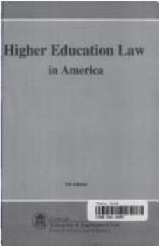 Paperback Higher Education Law in America Book