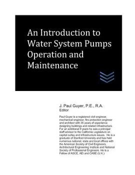 Paperback An Introduction to Water System Pumps Operation and Maintenance Book