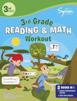 Paperback 3rd Grade Reading & Math Workout: Activities, Exercises, and Tips to Help Catch Up, Keep Up, and Get Ahead Book