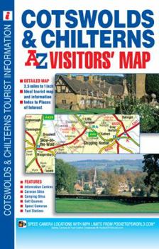 Cotswolds and Chilterns Visitors' Map (A-Z Road Maps & Atlases)