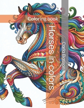 Paperback Horses in Colors: Coloring book