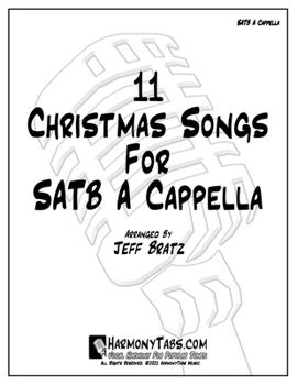 Paperback 11 Christmas Songs For SATB A Cappella Book