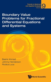 Hardcover Boundary Value Problems Fractional Differen Equations & Sys Book
