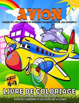 Paperback Livre De Coloriage Avions [French] Book
