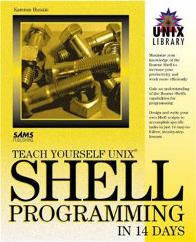 Paperback Teach Yourself Unix Shell Programming in 14 Days Book