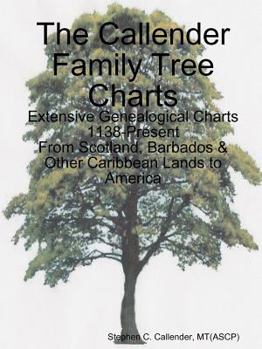 Paperback The Callender Family Tree Charts Book