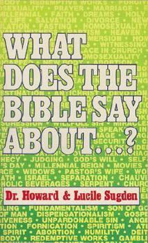 Paperback What Does the Bible Say About--?: Question and Answer Time Book