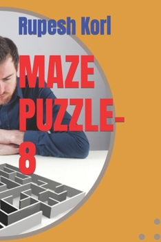 Paperback Maze Puzzle-8 Book