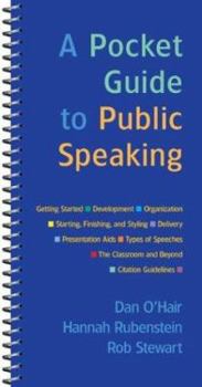 Paperback A Pocket Guide to Public Speaking Book