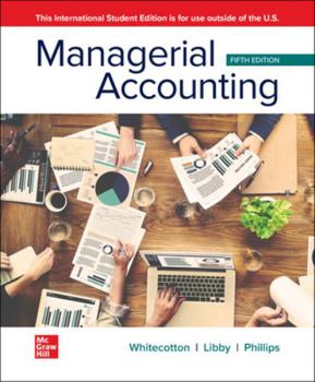 Paperback ISE Managerial Accounting Book