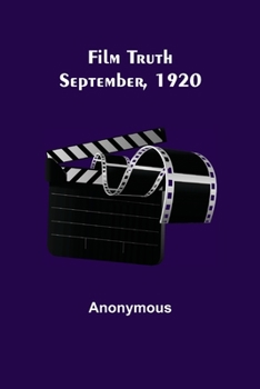Paperback Film Truth; September, 1920 Book