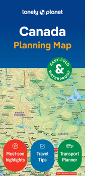 Loose Leaf Lonely Planet Canada Planning Map Book