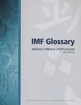 Paperback IMF Glossary: English-French-Portuguese Book