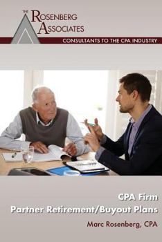 Paperback CPA Firm Partner Retirement/Buyout Plans Book
