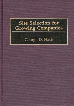 Hardcover Site Selection for Growing Companies Book