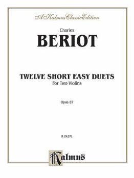 Paperback Twelve Short Easy Duets, Op. 87 (Kalmus Edition) Book