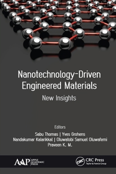 Paperback Nanotechnology-Driven Engineered Materials: New Insights Book